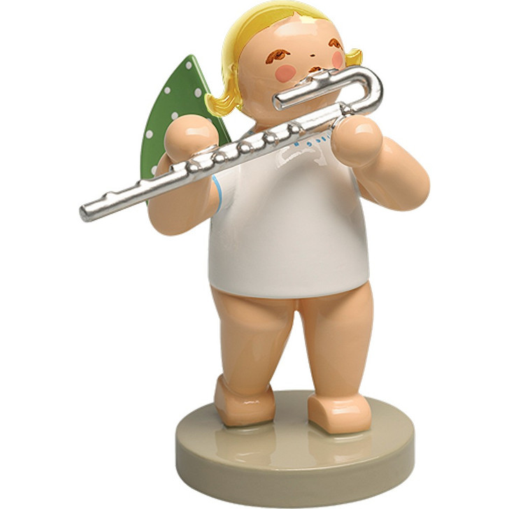 WENDT & KÜHN Angel Bass Flute Figurine – Christmas ornament