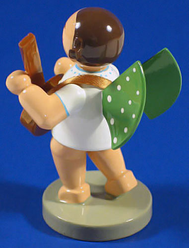 WENDT & KÜHN Angel Banjo Figurine – side view of the Christmas ornament