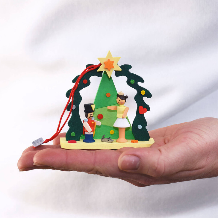 Fairy Tale Nutcracker Wooden Ornament – alternate view of the German nutcracker