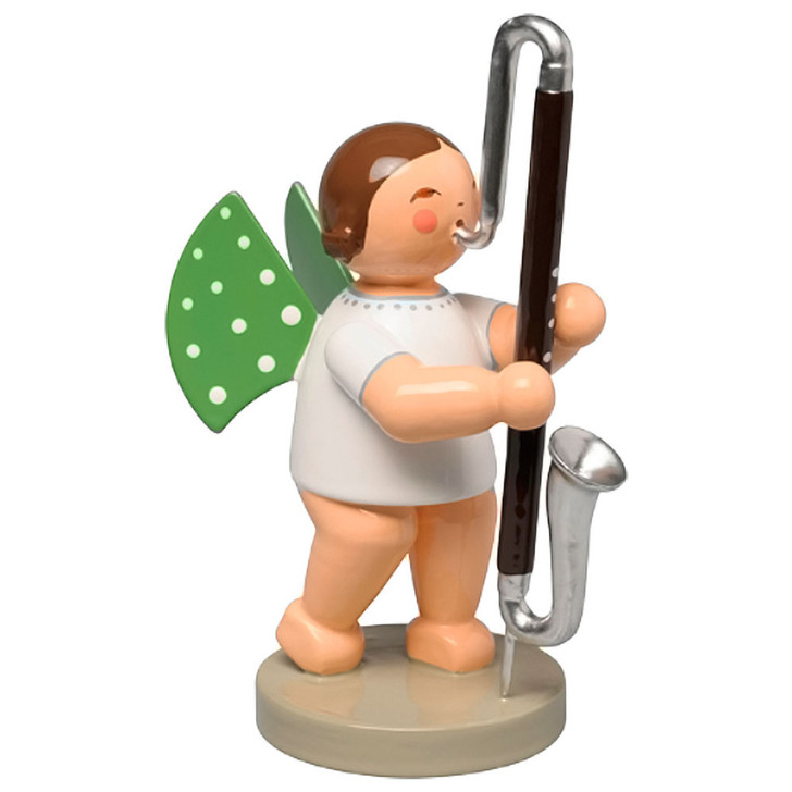 WENDT & KÜHN Angel Contrabass Clarinet Figurine – alternate view of the Christmas ornament