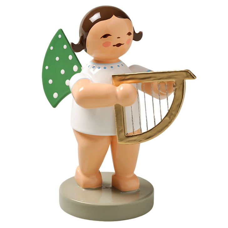 WENDT & KÜHN Angel Small Harp Figurine – alternate view of the Christmas ornament