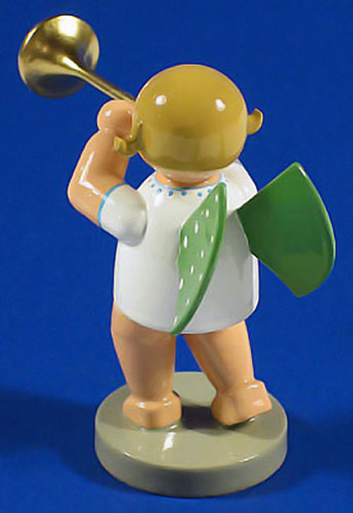 WENDT & KÜHN Angel Ceremonial Trumpet Figurine – detail view of the Christmas ornament