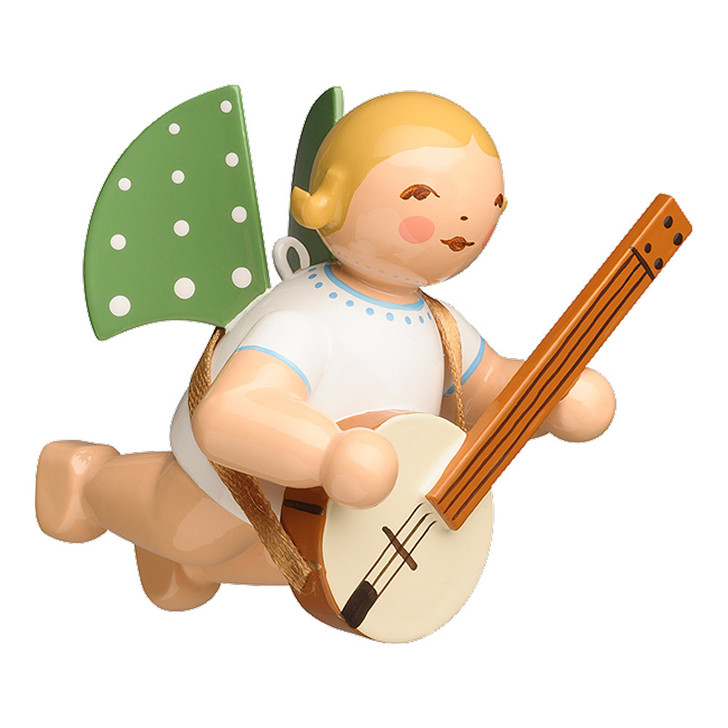 WENDT & KÜHN Ornament Flying Angel with Banjo – Christmas ornament