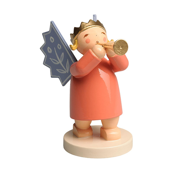 WENDT & KÜHN Crowned Angel Trumpet Figurine – Christmas ornament
