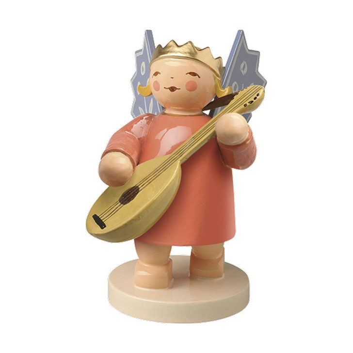 WENDT & KÜHN Crowned Angel Lute Figurine