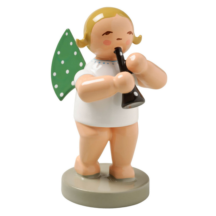 WENDT & KÜHN Standing Angel Playing the Clarinet Figurine – Christmas ornament