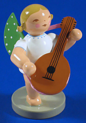 WENDT & KÜHN Angel Lute Figurine – alternate view of the Christmas ornament