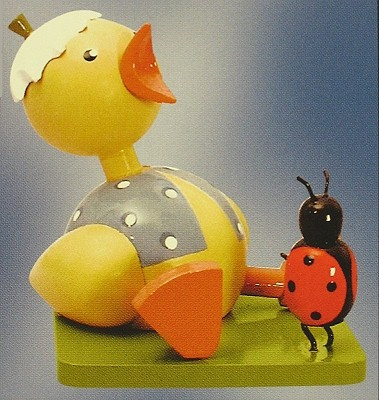 Chick Ladybug Figurine – alternate view of the Christmas ornament