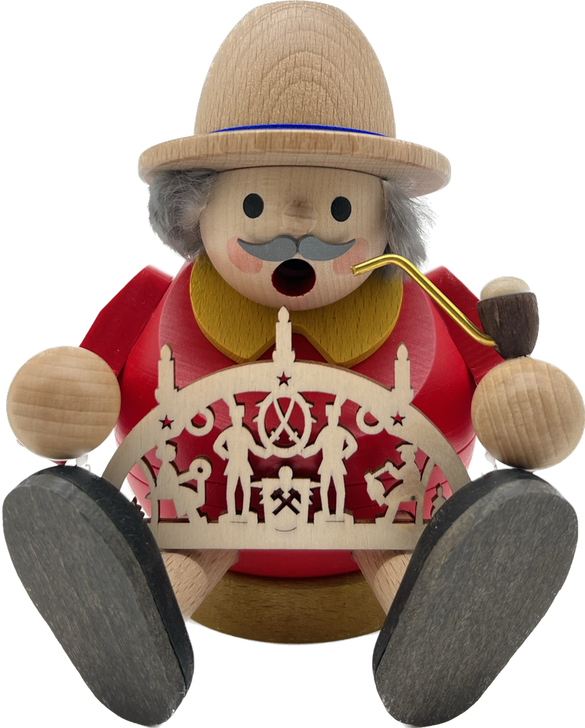 Carpenter Sitting with Candle Arch | 5.5 Inches Tall