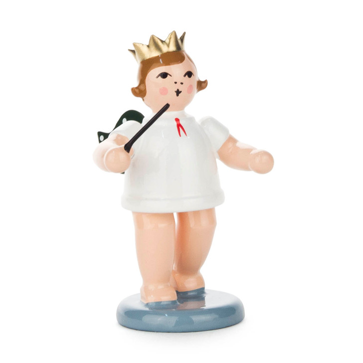 Angel with Crown Conductor – Christmas ornament by Kunstgewerbliche Drechslerei Ellmann