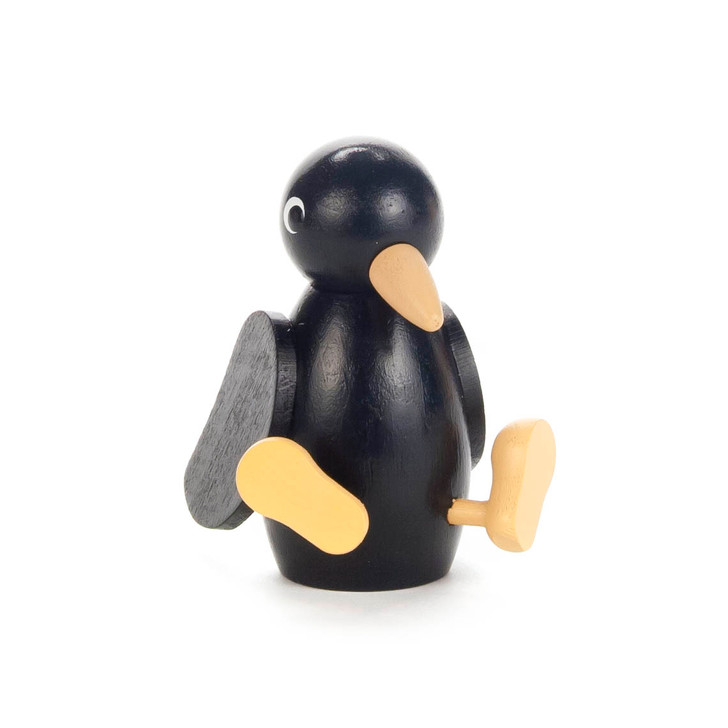 Look About Bird - Raven | 2.1 Inches Tall | 5.5cm – detail view of the Christmas ornament