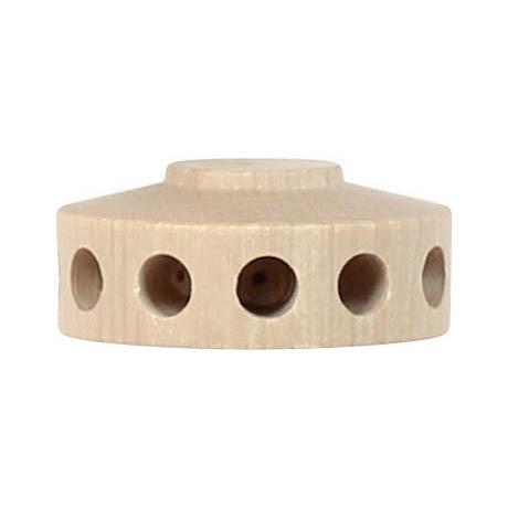 Small 12 Hole Hub | Diameter 32mm | 5 mm Post Hole – Christmas pyramid by Barbara Zenker