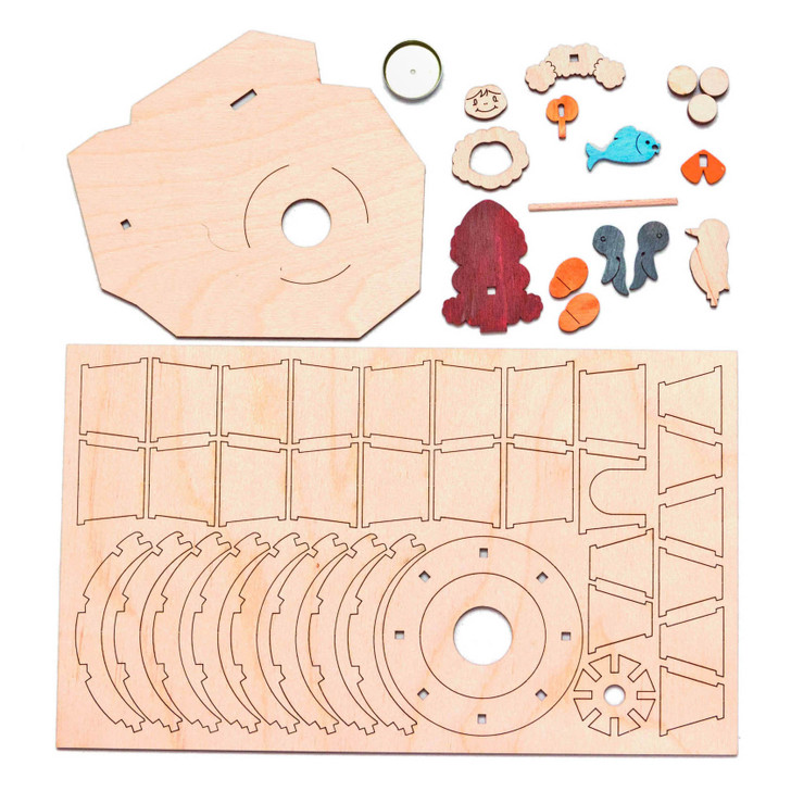 German DIY Smoker KIT - Igloo | 4.7 Inches Tall – German Christmas smoker by Kuhnert