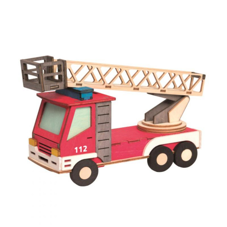 German DIY Smoker KIT - Fire Truck – detail view of the German Christmas smoker