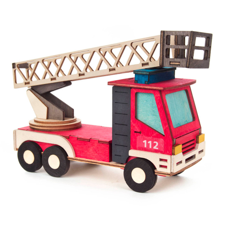 German DIY Smoker KIT - Fire Truck – alternate view of the German Christmas smoker