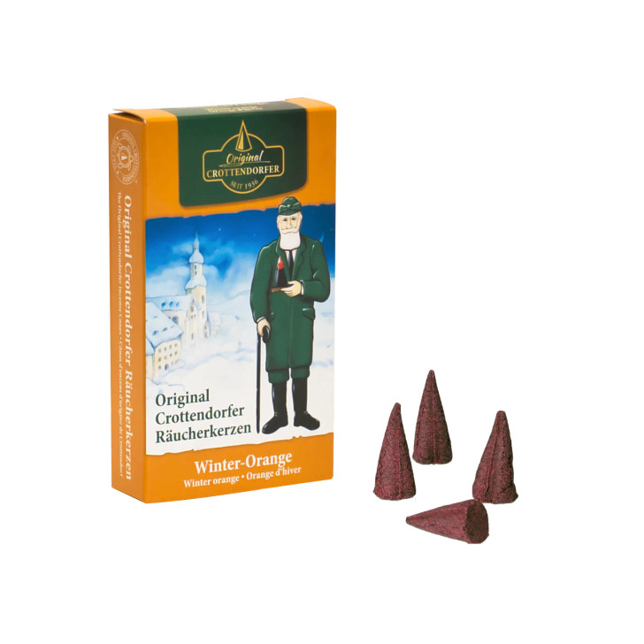 Crottendorfer Winter Orange Incense Cones – German Christmas smoker