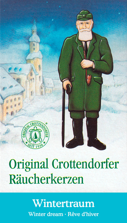 Crottendorfer Winter Dream Incense Cones – detail view of the German Christmas smoker