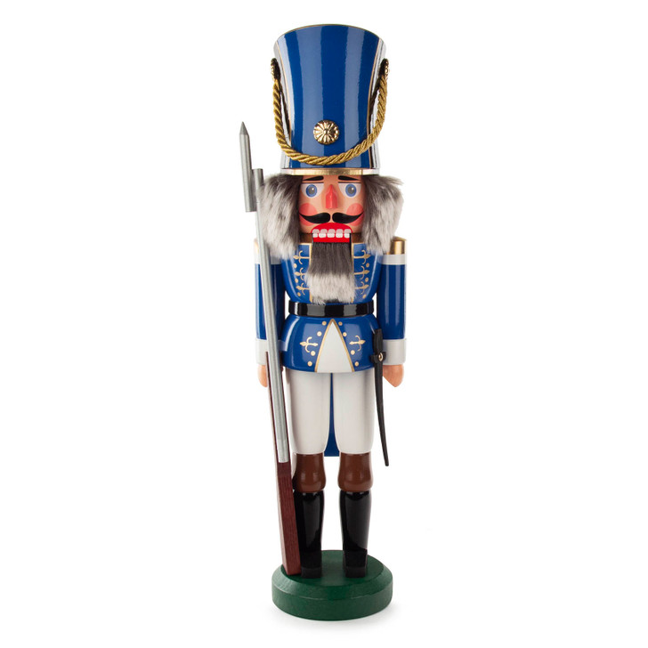 Blue Soldier Nutcracker | 45cm – German nutcracker by Jan Legler eK