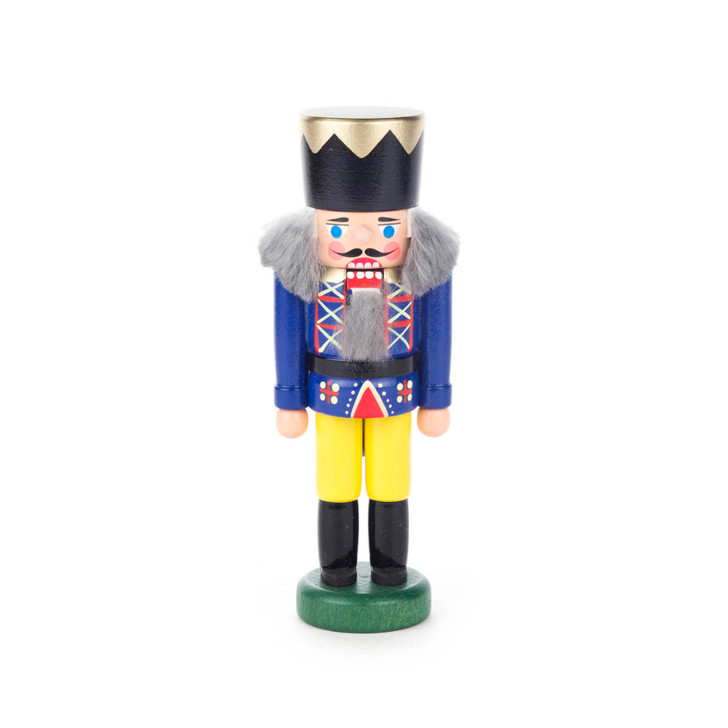 Blue King Nutcracker | 14cm – German nutcracker by Jan Legler eK