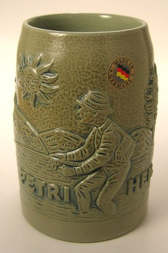 Fisherman German Beer Stein – alternate view of the German handcrafted gift