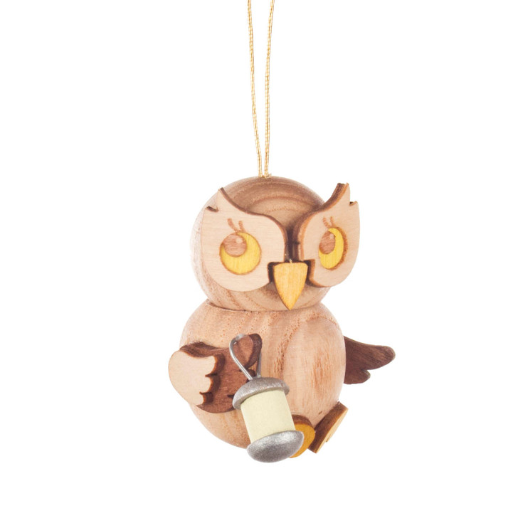 Owl with Lantern Ornament – Christmas ornament by Kuhnert GmbH