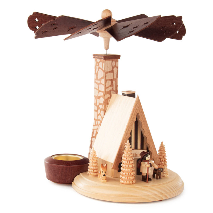 Forest Pyramid and Cabin Smoker – German Christmas smoker by Jan Legler eK