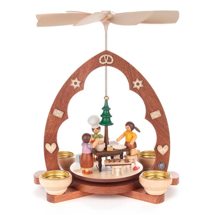 Children Baking in the Kitchen Holiday Pyramid – Christmas pyramid by Mueller GmbH