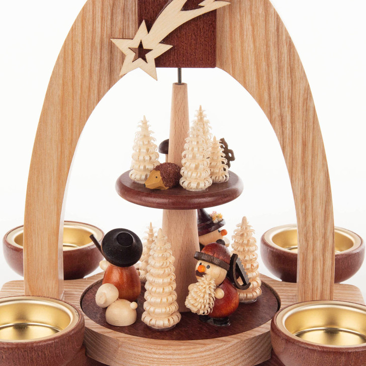 Forest Tealight Pyramid | 2-tier | 26cm
