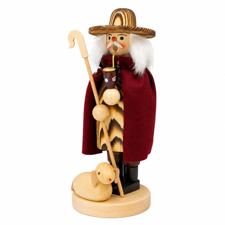 Sand-Finished Shepherd Incense Smoker | 25 cm – alternate view of the German Christmas smoker
