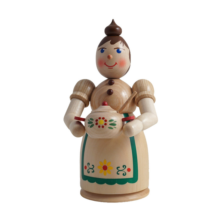 Cook Carrying Soup Bowl Natural Smoker | 17cm – German Christmas smoker by Franz Karl