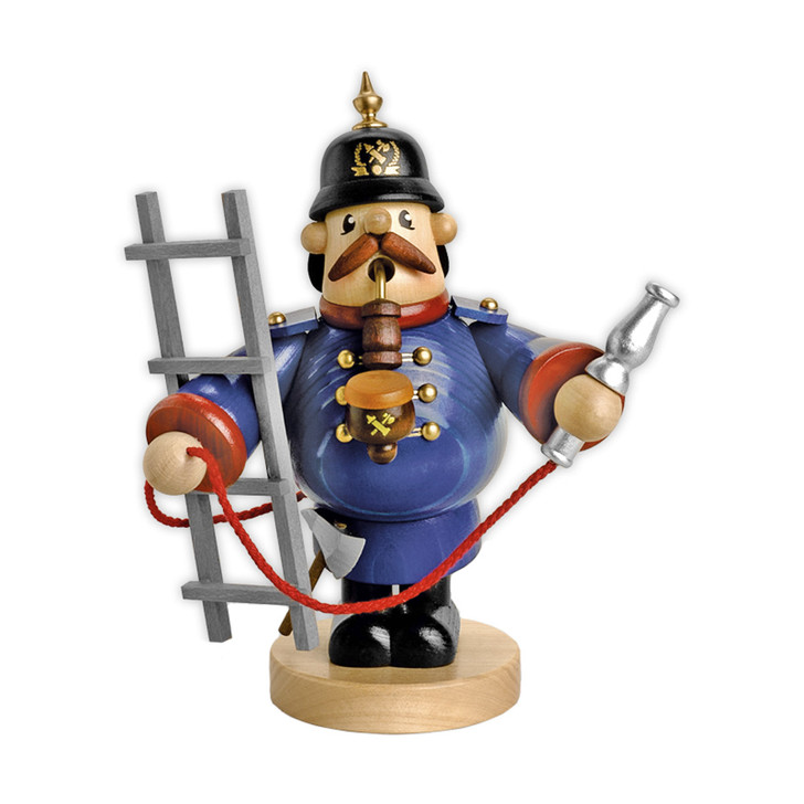 Firefighter Incense Smoker | 7.5 Inches Tall – alternate view of the German Christmas smoker