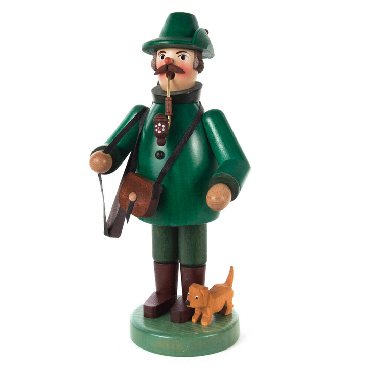 Hunter with his Hound | 22 cm – alternate view of the German Christmas smoker