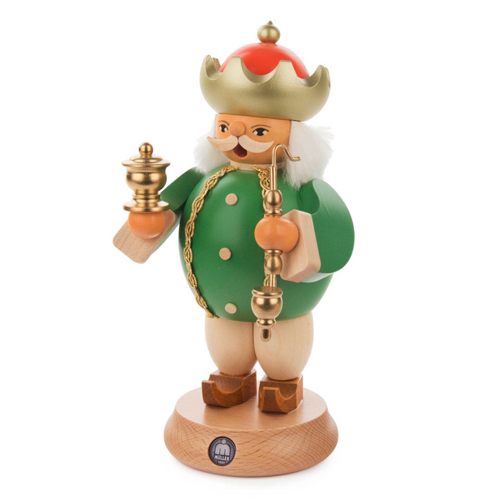 Caspar Wiseman Smoker | 18cm – alternate view of the German Christmas smoker