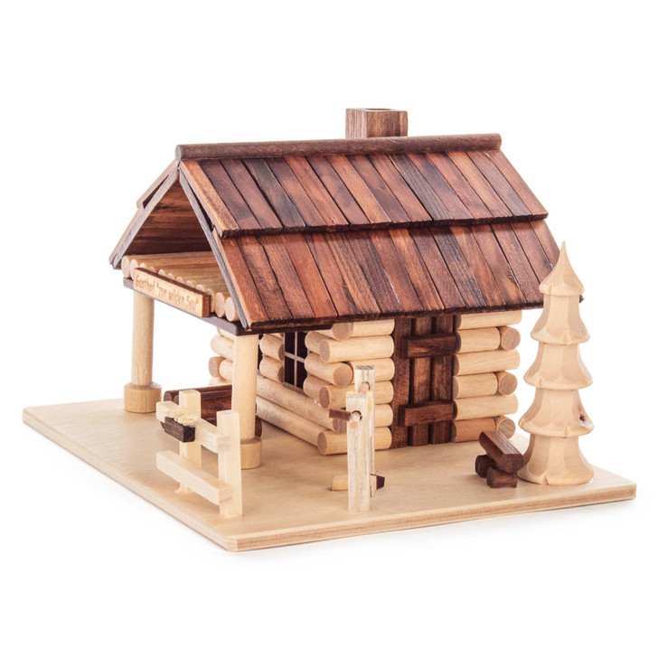 Log Cabin Incense Smoker 12cm