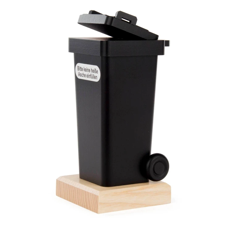 Smoking Dustbin Incense Smoker | 5.9 Inches Tall – German Christmas smoker by Eva Beyer