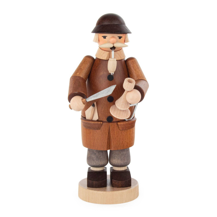 Wood Turner Craftsman Smoker 19cm – German Christmas smoker by Frank Findeisen
