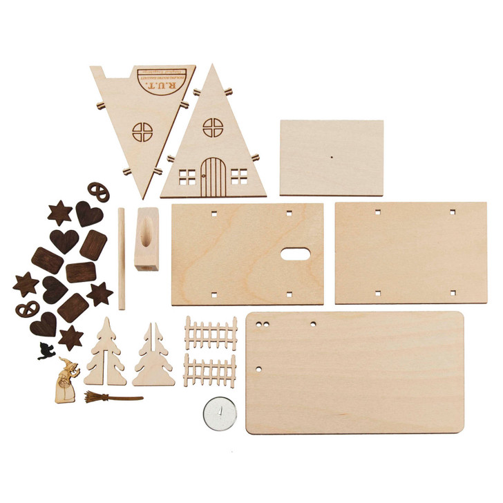 Unpainted Kit - Halloween Smoker House - 30 Pieces – German Christmas smoker by Reiko Thiele