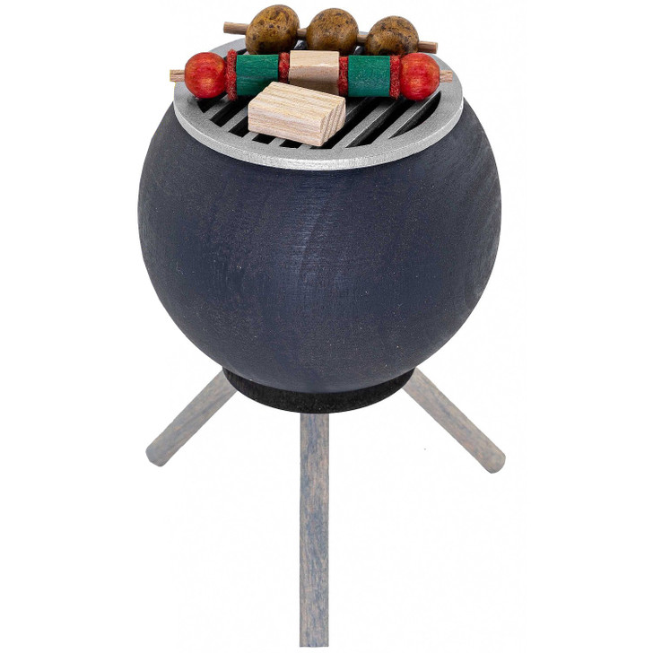 Black BBQ Veggies Incense Smoker – German Christmas smoker by Seiffener Volkskunst eG