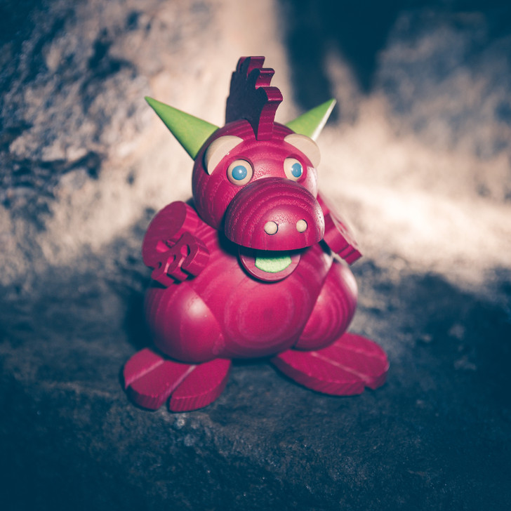 Red Dragon Incense Smoker 12cm – alternate view of the German Christmas smoker