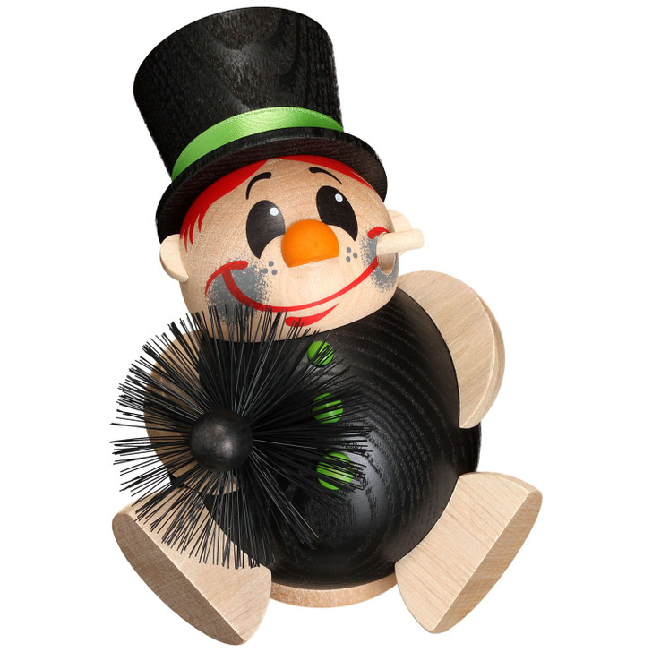 Chunky MINI Chimney Sweep Smoker Incense Figure – German Christmas smoker by Seiffener Volkskunst eG