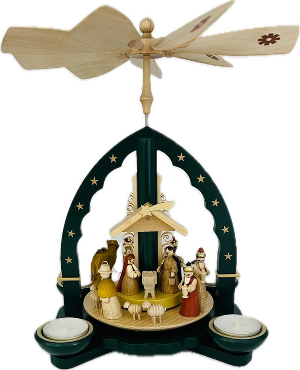 Nativity Scene Pyramid Tealight Pyramid - Tealight Pyramid – Christmas pyramid by Richard Glaesser