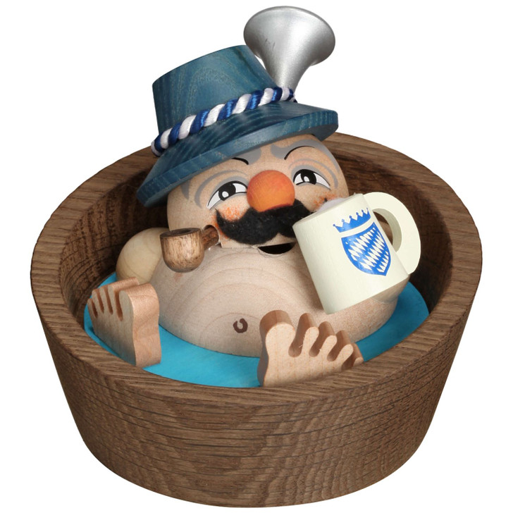 Bathing Bavarian German Smoker - 3.9 Inches