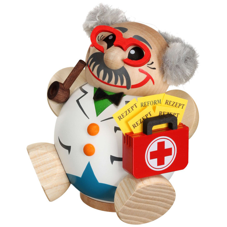 Doctor German Smoker Incense Figurine 4 Inches