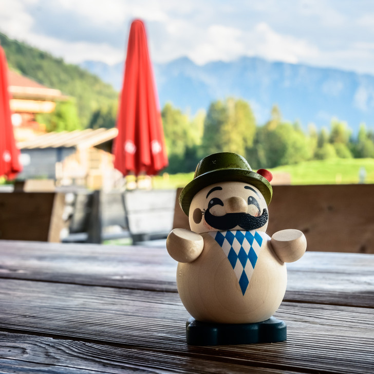 Bavarian German Smoker Incense Figure – alternate view of the German Christmas smoker