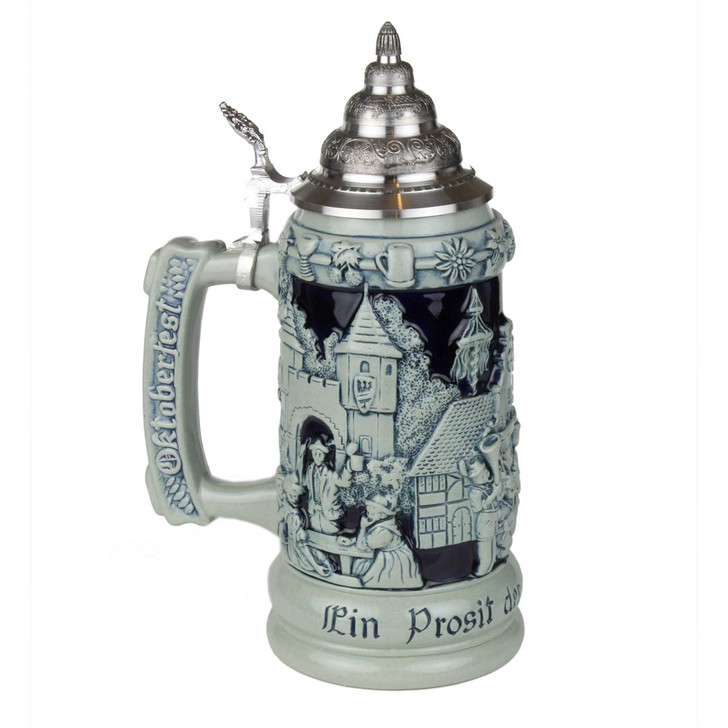 Oktoberfest German Beer Stein .75 Litre – German handcrafted gift by King Werk