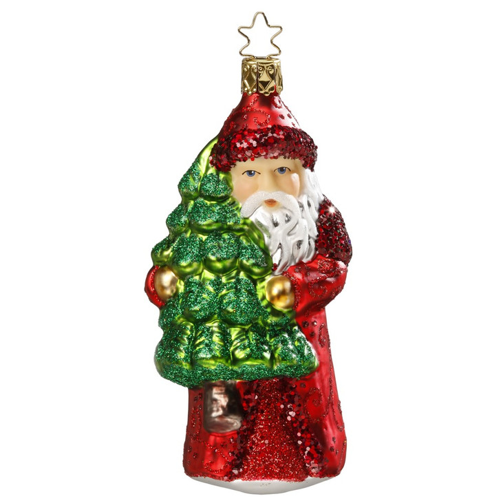 Nikolaus Prepares Glass Ornament | 5" 13cm – Christmas ornament by Inge-Glas