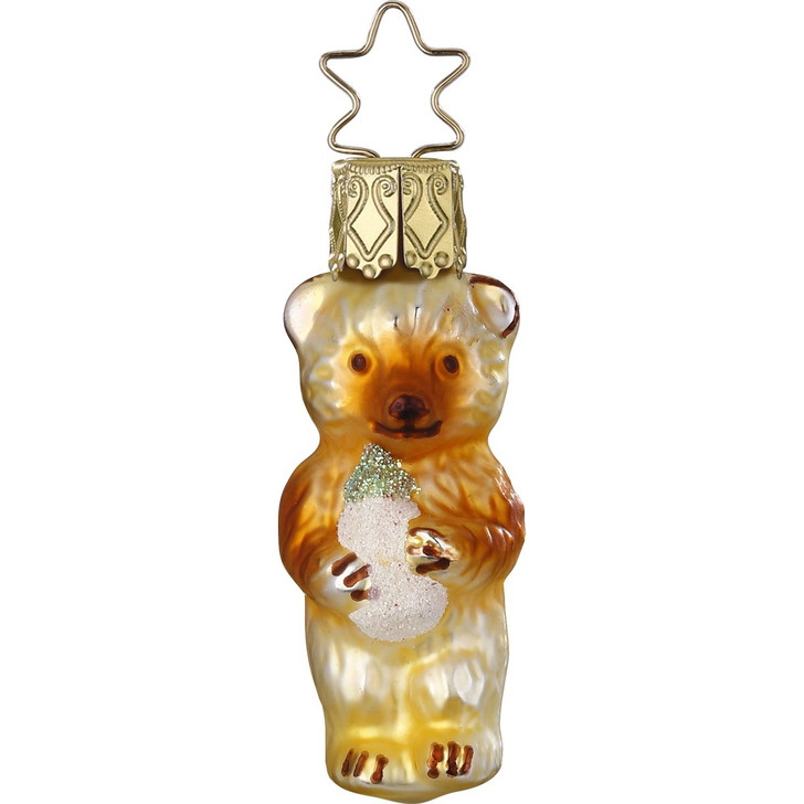 Little Bear Glass Ornament | 2.4" 6cm – Christmas ornament by Inge-Glas