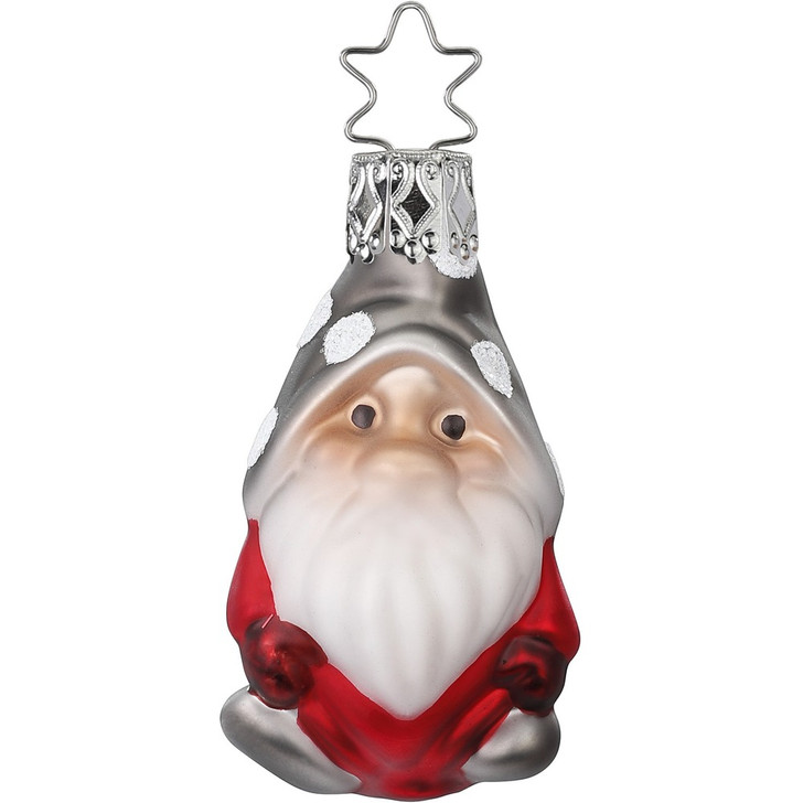 Little Gnome Glass Ornament | 2.2" 6cm – Christmas ornament by Inge-Glas