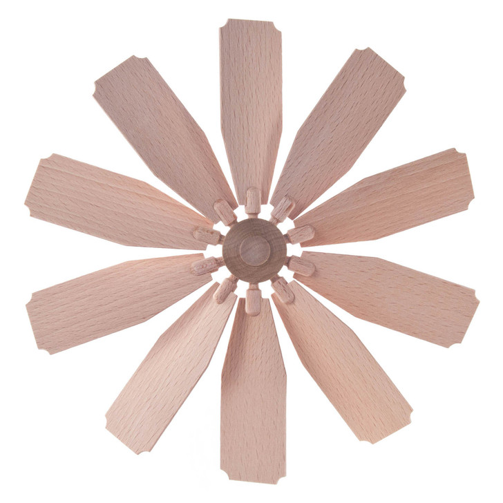 10 Blade German Pyramid Fan Blade and Hub Set | Diameter 25cm – Christmas pyramid by Barbara Zenker