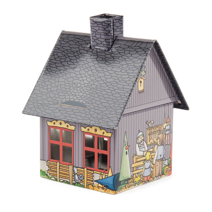 Toy Maker House | Metal Incense Smoker | 3.5 Inches